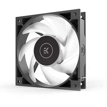 EK AIO 240mm, D-RGB All-in-One CPU Cooler with EK-Vardar High-Performance PMW Fans, Water Cooling Computer Parts, 120mm Fan, Intel 115X/1200/2066, AMD AM4