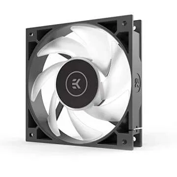 EK AIO 240mm, D-RGB All-in-One CPU Cooler with EK-Vardar High-Performance PMW Fans, Water Cooling Computer Parts, 120mm Fan, Intel 115X/1200/2066, AMD AM4