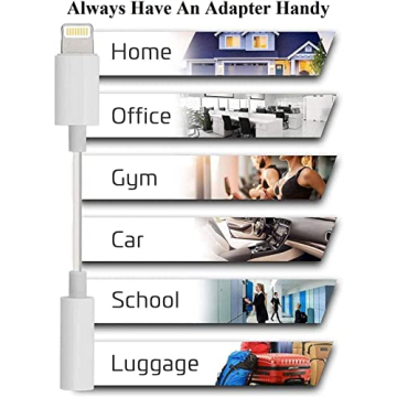 Lightning to 3.5mm Headphone Adapter - 2 Pack