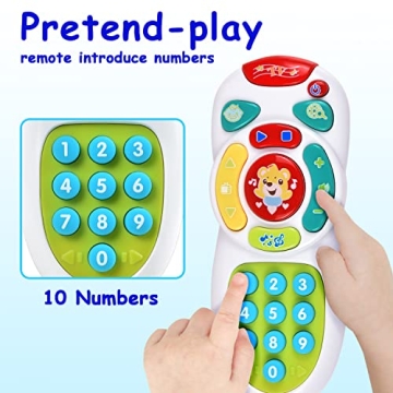 Tuko Baby Remote Toy with Sounds & Lights for Infants