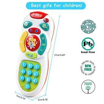 Tuko Baby Remote Toy with Sounds & Lights for Infants