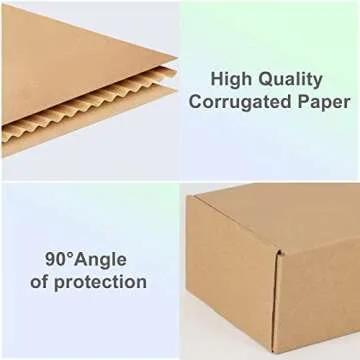 MEBRUDY 11x8x2 Inches Shipping Boxes Pack of 25, Small Corrugated Cardboard Box for Mailing Packing Literature Mailer
