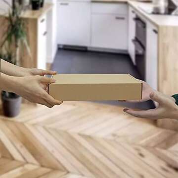 MEBRUDY 11x8x2 Inches Shipping Boxes Pack of 25, Small Corrugated Cardboard Box for Mailing Packing Literature Mailer