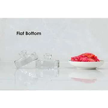 Jillmo Easy Grip Fermentation Weight- 4 Pack of Glass Weights for Wide Mouth Mason Jars