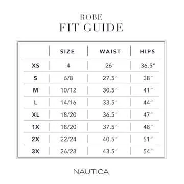 Nautica Womens Soft Robe - 3/4 Sleeve Lightweight Robe - Cotton Knit Jersey Sleepwear and Loungewear, Heather Grey, Medium