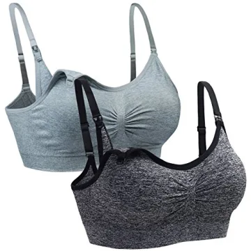 Suekaphin 2PACK Nursing Maternity Bra for Women - Comfort & Support in Every Stage