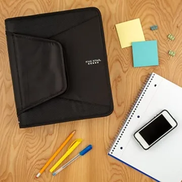 Durable Five Star Zipper Binder with Expanding File