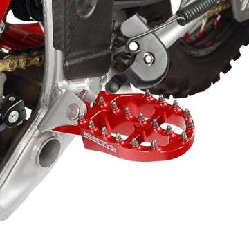 CRF RED ALUMINUM FOOT PEG