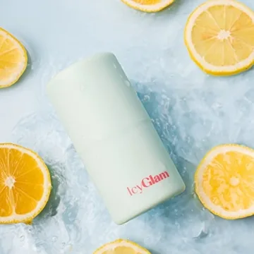 IcyGlam Ice Face Roller, Ice Roller For Face & Eye Puffiness Relief, Contour and Enhance Skin Care & Glow, Ice Facial Roller Mold Cube, Reusable & Leakproof (Frosty Blue)