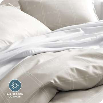 Bare Home Premium Duvet Cover Set - Soft & Stylish