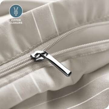 Bare Home Premium Duvet Cover Set - Soft & Stylish