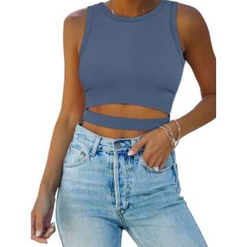 Stylish ANRABESS Sleeveless Tank Top - Your Summer Essential!