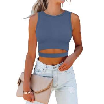 Stylish ANRABESS Sleeveless Tank Top - Your Summer Essential!