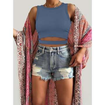 Stylish ANRABESS Sleeveless Tank Top - Your Summer Essential!