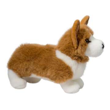 Douglas Ingrid Corgi Plush Animal for Kids and Collectors