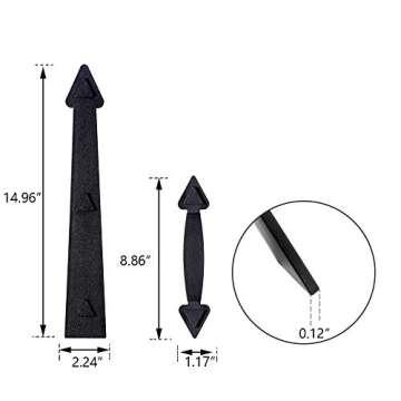 Magnetic Garage Door Accent Kit - No Drill Required