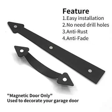 Magnetic Garage Door Accent Kit - No Drill Required