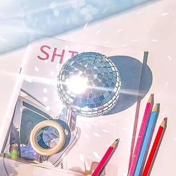 FlidRunest Disco Pen Holder - Luxurious Desk Accessory