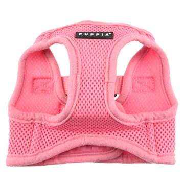 PUPPIA International Puppia Harness Soft B Vest Pink XXLarge