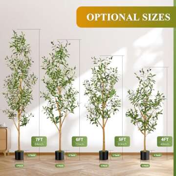 Tamiaia™ 6FT Artificial Olive Tree for Home Decor