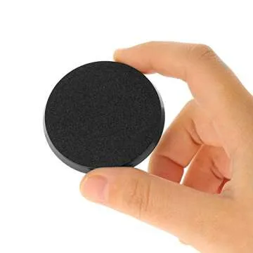 Evemodel MB750 40pcs Round Plastic Model Bases 50mm or 1.96inch for Gaming Miniatures or Wargames Table Games