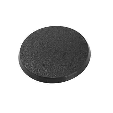 Evemodel MB750 40pcs Round Plastic Model Bases 50mm or 1.96inch for Gaming Miniatures or Wargames Table Games