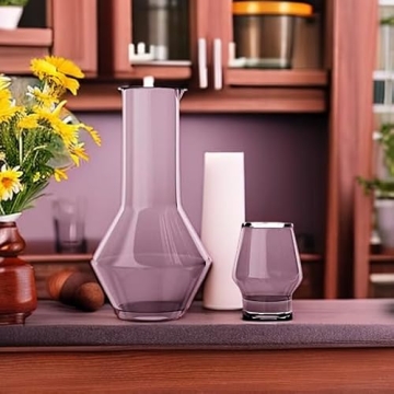 American Atelier Plum Carafe and Tumbler Set 43-Oz Pitcher