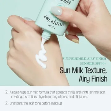 Etude Sunprise Mild Airy Finish Sun Milk SPF50+ Protection