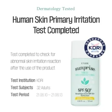 Etude Sunprise Mild Airy Finish Sun Milk SPF50+ Protection