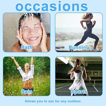 Kachanaa 48pcs Double Sided Ultra Hold Waterproof Lace Glue for Front Lace Wig,Bold Hold Lace Wig Tape in Hair Extension Remover can Replacement (Blue)