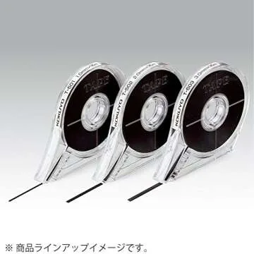 KOKUYO Whiteboard Tape, Width 2 mm 1/12 inch Borders Pulling Tape, Whiteboard Dry Erase Board Accessories, Striping Chart Graphic Grid Tape, Length 16m, Black, Japan Import (T-502)