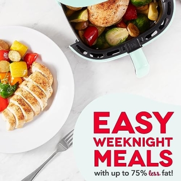 DASH Tasti-Crisp™ 6 Qt Electric Air Fryer - Compact & Efficient