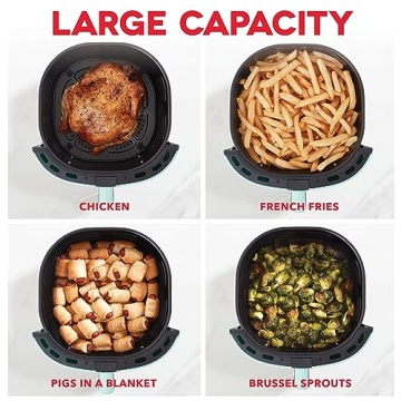 DASH Tasti-Crisp™ 6 Qt Electric Air Fryer - Compact & Efficient