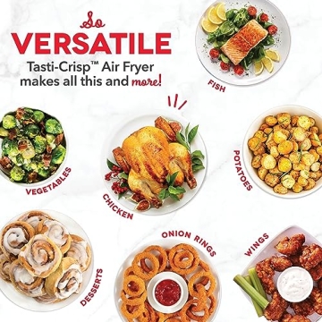 DASH Tasti-Crisp™ 6 Qt Electric Air Fryer - Compact & Efficient