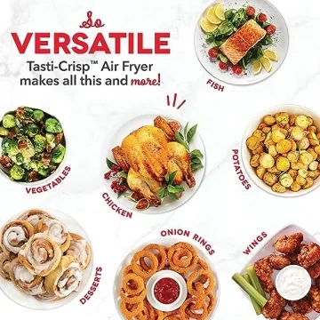 DASH Tasti-Crisp™ 6 Qt Electric Air Fryer - Compact & Efficient