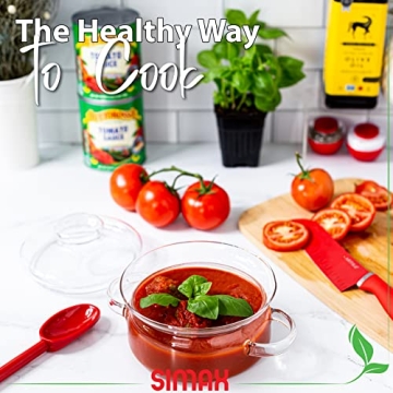 Simax Simmer Pot for Versatile Glass Cookware