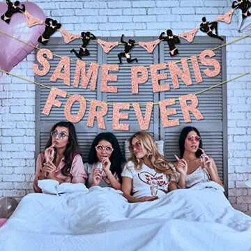 TMCCE Bachelorette Party Banner - Rose Gold Decorations