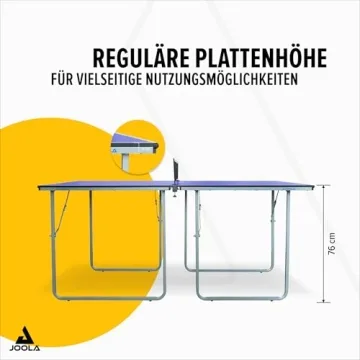 JOOLA Midsize Compact Table Tennis Table for Smaller Spaces