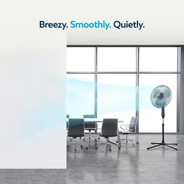 NEXAIR 16 Inch Oscillating Stand Fan for Comfort