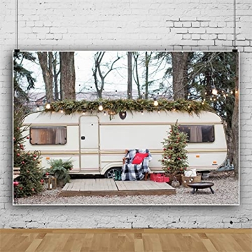 YongFoto 12x8ft Christmas Backdrop - Festive Fun