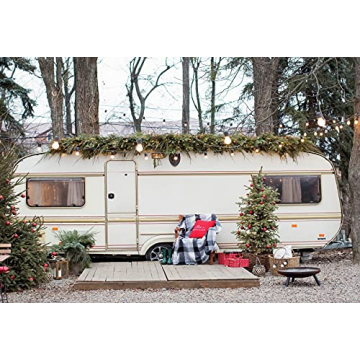 YongFoto 12x8ft Christmas Backdrop - Festive Fun