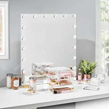 Sorbus Clear Makeup Organizer for Cosmetics and Accessories
