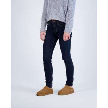 CUSHIONAIRE Women's Hilo Vegan Suede Cozy Mule +Memory Foam, Chestnut Vegan Suede 8.5