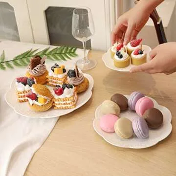 ShellKingdom 2 Pack Elegant 3 Tier Cupcake Stand