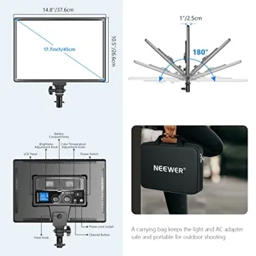 Neewer NL288 Video Light with Remote for Stunning Photography