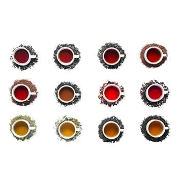 Cha4TEA 100-Count Tea Sampler Pack with 10 Flavors