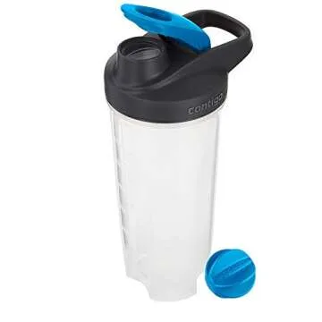 Contigo Shake & Go Fit Shaker Bottle 28 oz Carolina Blue