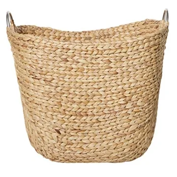 Deco 79 Seagrass Handmade Storage Basket for Stylish Organization