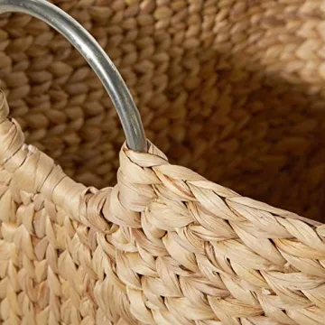 Deco 79 Seagrass Handmade Storage Basket for Stylish Organization