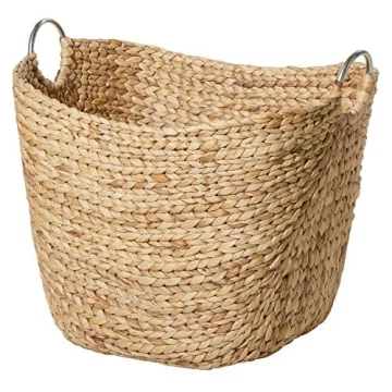 Deco 79 Seagrass Handmade Storage Basket for Stylish Organization
